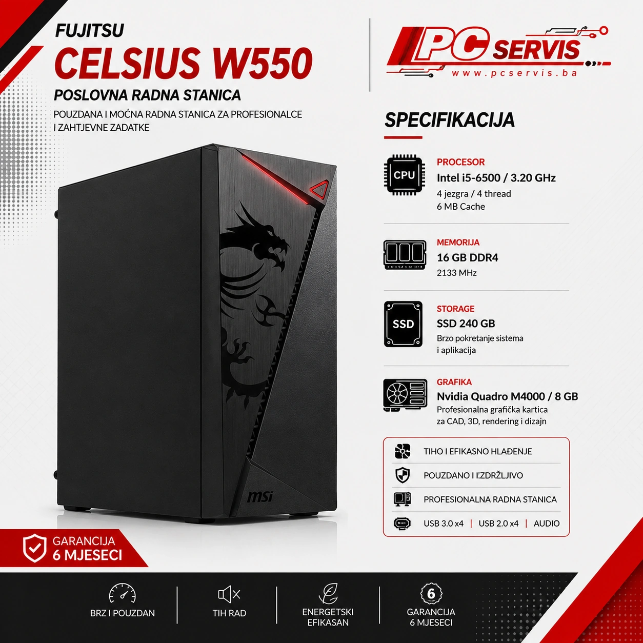 Celsius_W550_MSI_M301_zadnja_1024x1024 FUJITSU CELSIUS W550 i5-6500 - Image 1