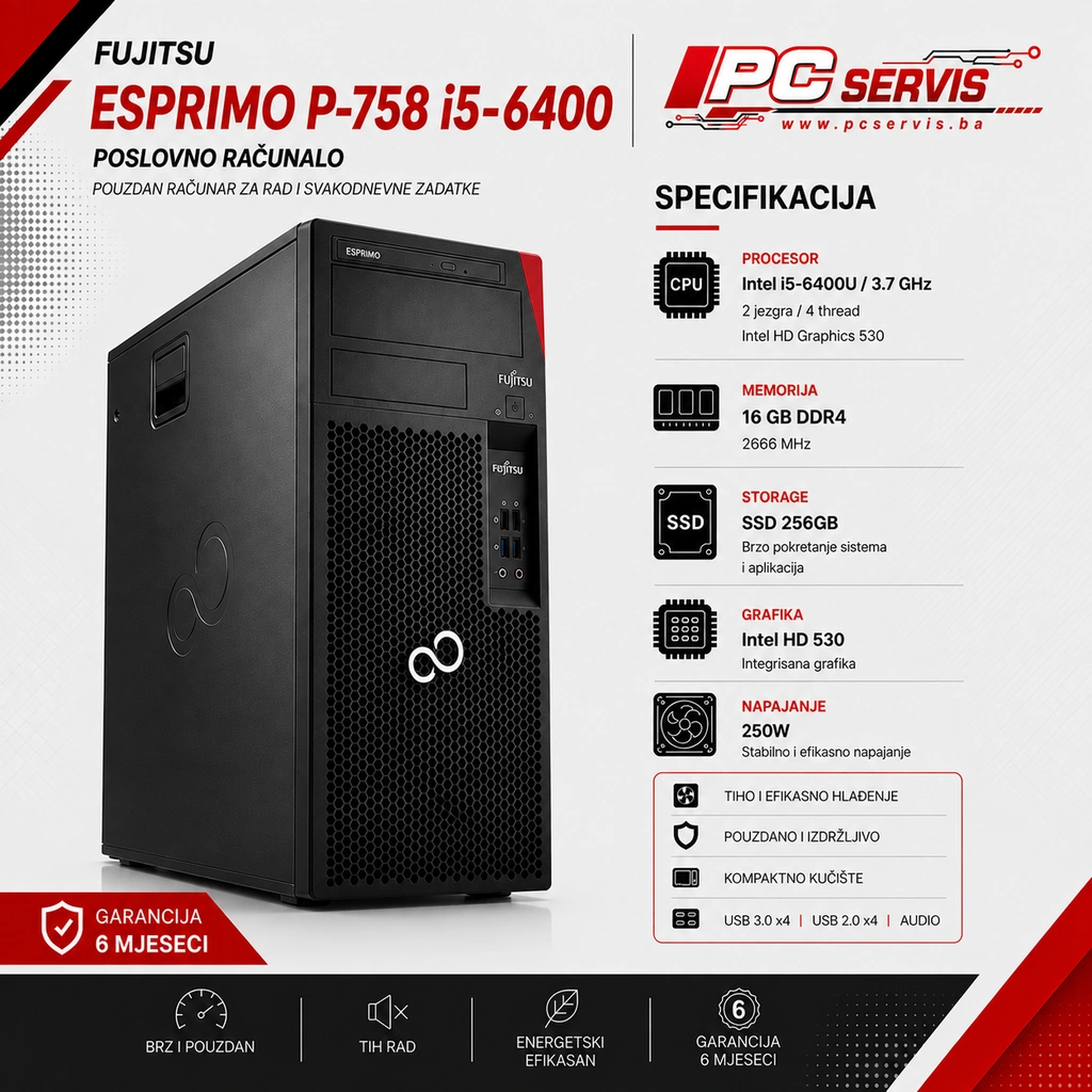 Fujitsu_Esprimo_P758_i5-6400_16GB_1024x1024 FUJITSU P-758 i5-6400 - Image 1